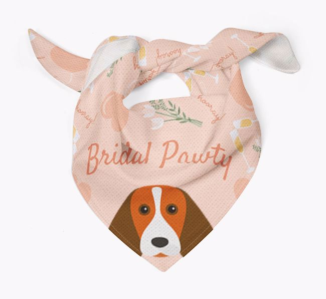 Bridal Pawty: Personalized {breedFullName} Bandana