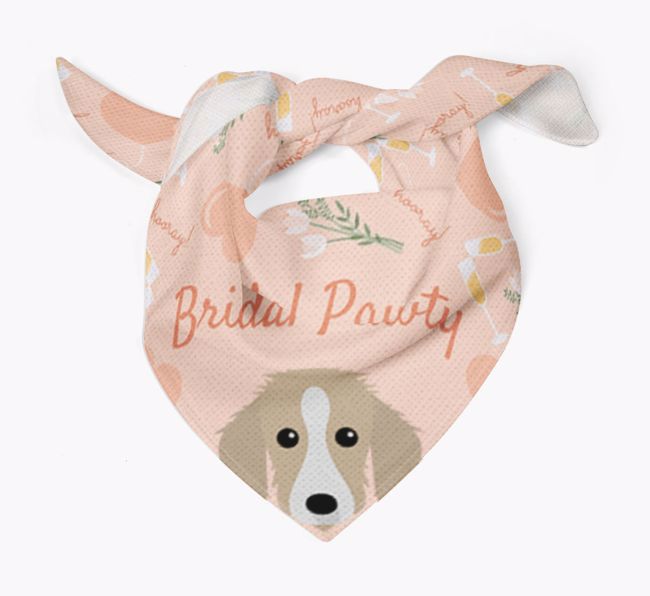 Bridal Pawty: Personalised {breedFullName} Bandana