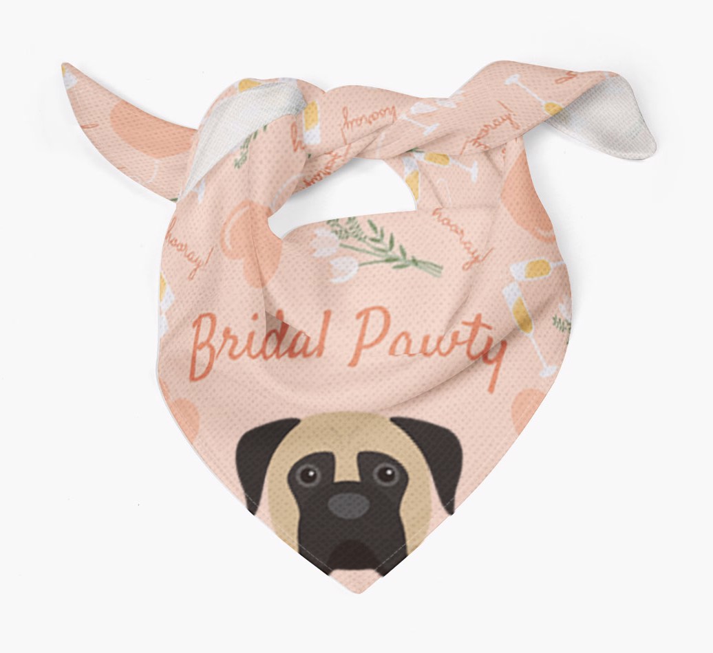 Bridal Pawty: Personalised {breedFullName} Bandana