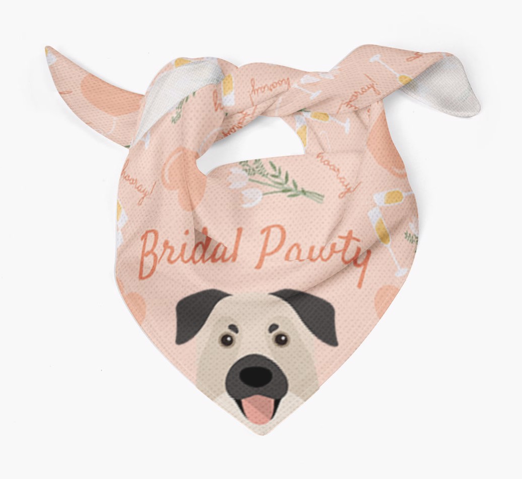 Bridal Pawty: Personalized {breedFullName} Bandana
