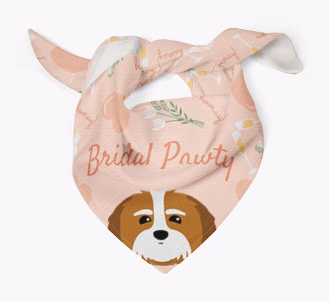 Bridal Pawty: Personalized {breedFullName} Bandana