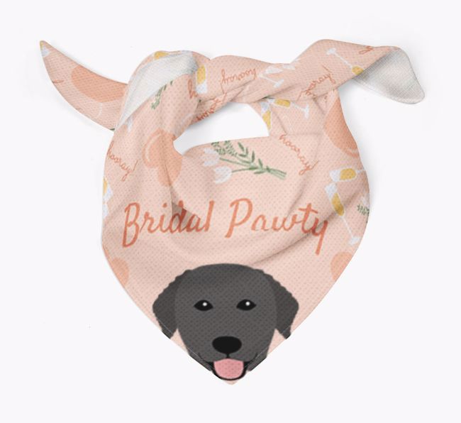 Bridal Pawty: Personalized {breedFullName} Bandana