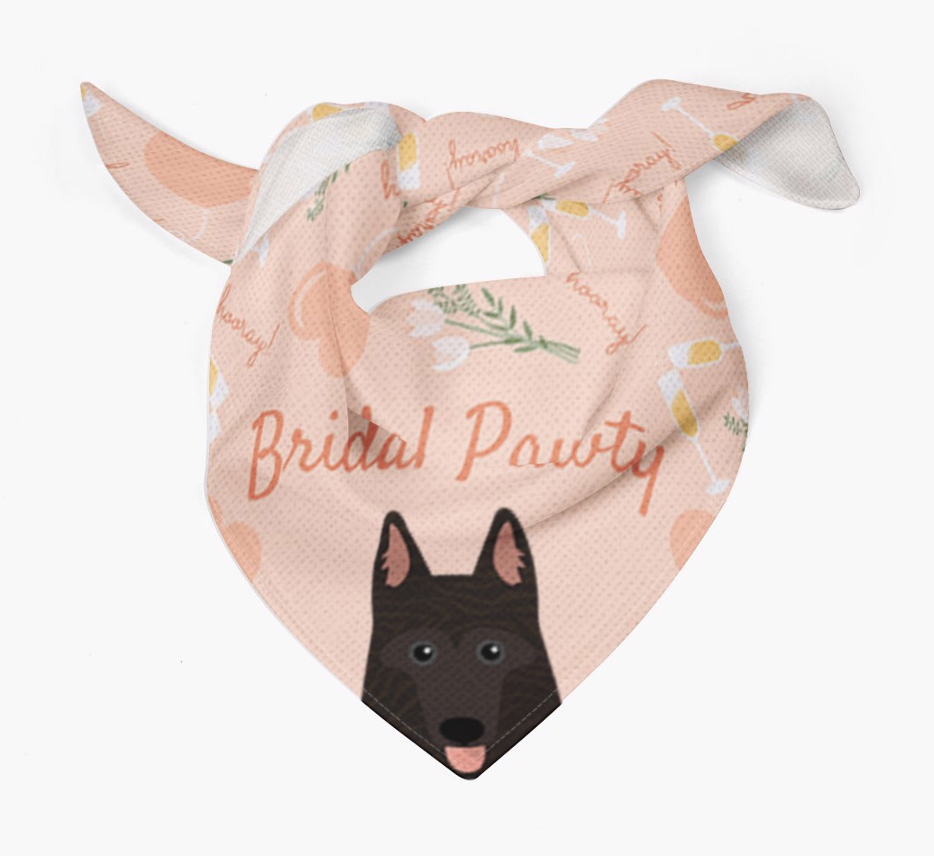 Bridal Pawty: Personalized {breedFullName} Bandana