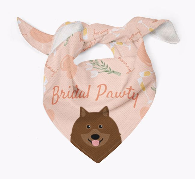 Bridal Pawty: Personalized {breedFullName} Bandana