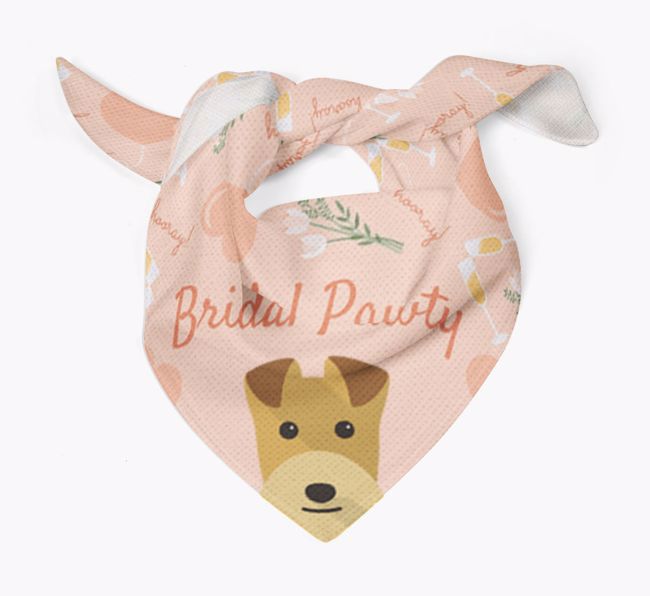 Bridal Pawty: Personalised {breedFullName} Bandana