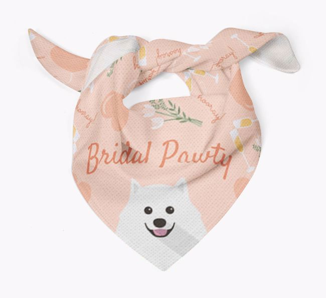 Bridal Pawty: Personalized {breedFullName} Bandana