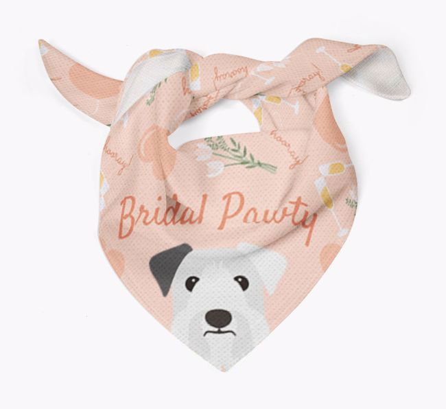 Bridal Pawty: Personalised {breedFullName} Bandana