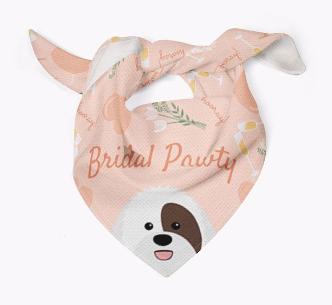 Bridal Pawty: Personalized {breedFullName} Bandana