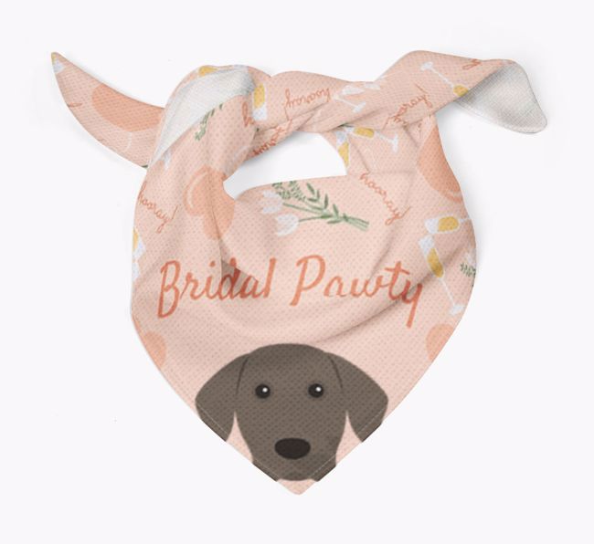 Bridal Pawty: Personalized {breedFullName} Bandana