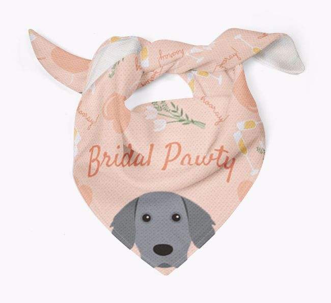 Bridal Pawty: Personalised {breedFullName} Bandana