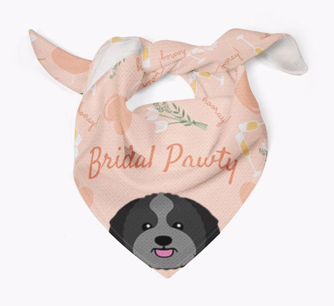 Bridal Pawty: Personalised {breedFullName} Bandana