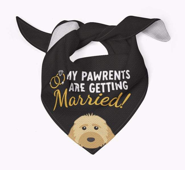 My Pawrents Are Getting Married: Personalised {breedFullName} Bandana