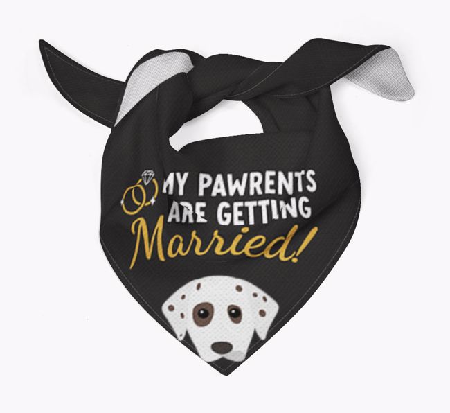 My Pawrents Are Getting Married: Personalized {breedFullName} Bandana