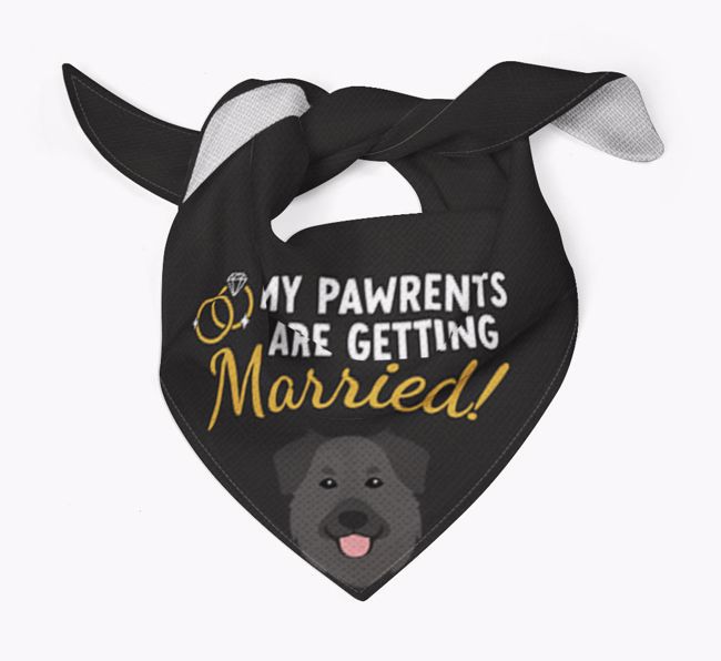 My Pawrents Are Getting Married: Personalized {breedFullName} Bandana