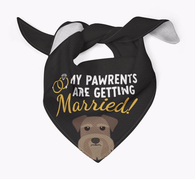 My Pawrents Are Getting Married: Personalized {breedFullName} Bandana