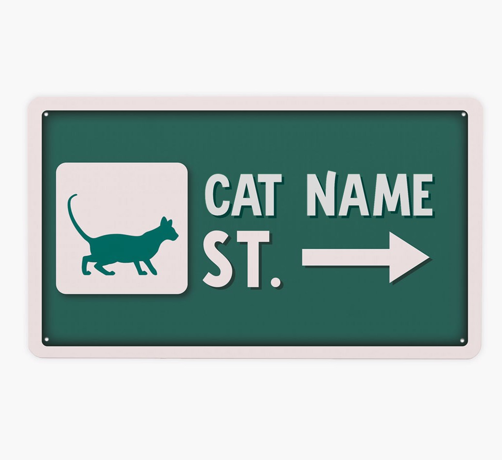 Street Sign: Personalised {breedCommonName} Metal Sign
