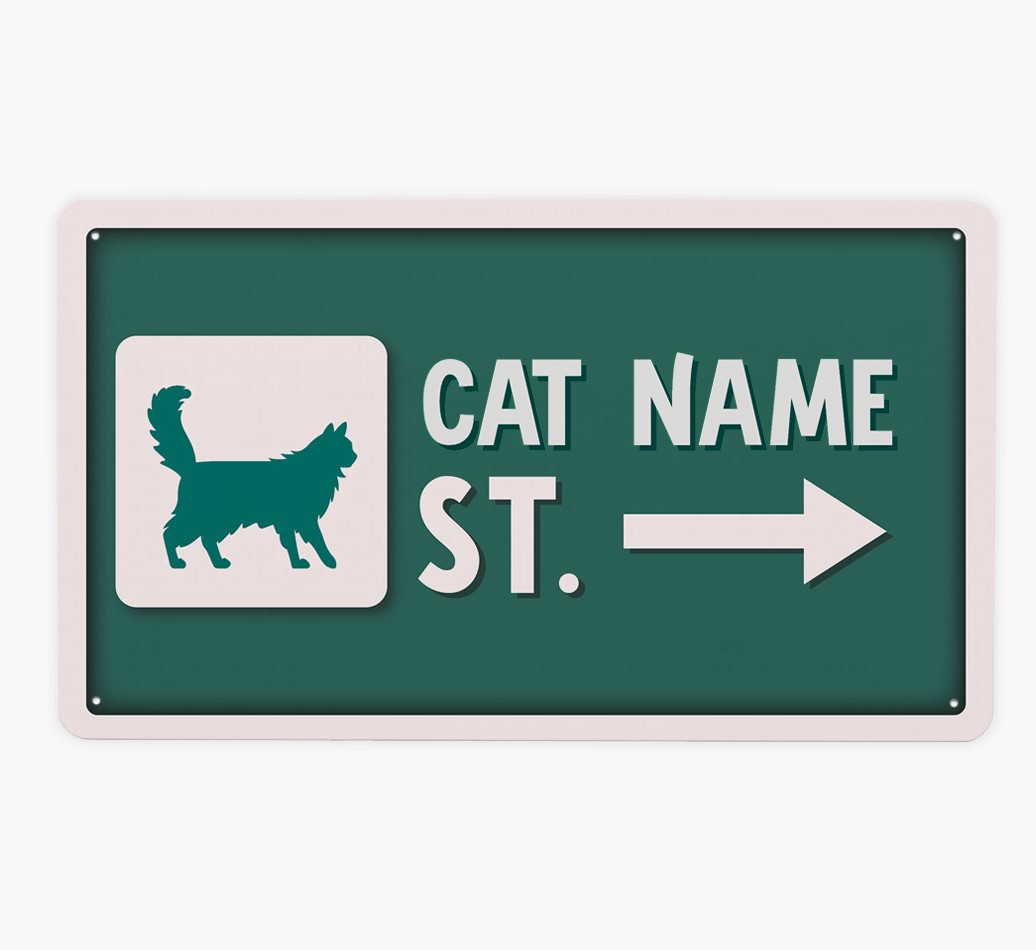 Street Sign: Personalized {breedCommonName} Metal Sign