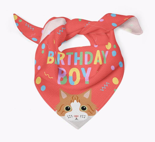 Birthday Boy: Personalized {breedCommonName} Bandana