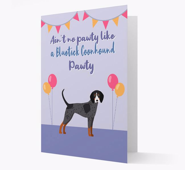 Ain't No Pawty: Personalised {breedFullName} Card