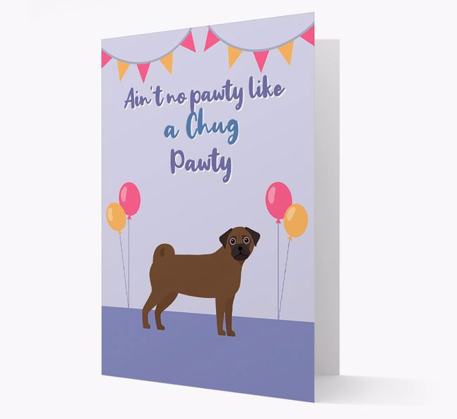 Ain't No Pawty: Personalized {breedFullName} Card