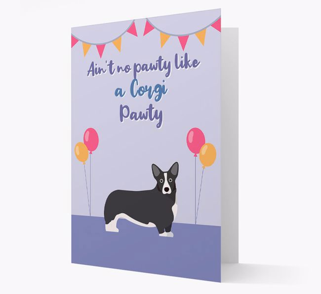 Ain't No Pawty: Personalized {breedFullName} Card