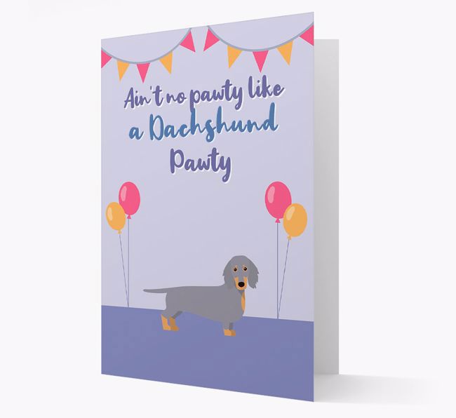 Ain't No Pawty: Personalized {breedFullName} Card