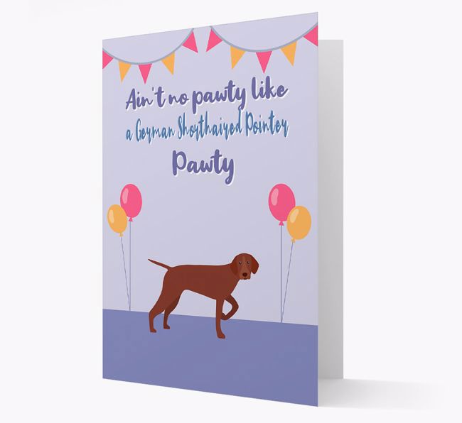 Ain't No Pawty: Personalised {breedFullName} Card