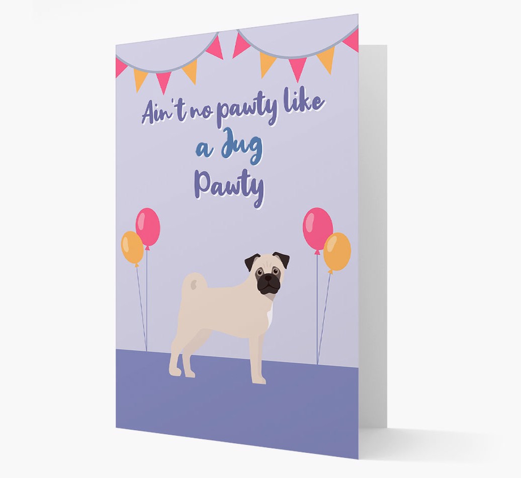 Ain't No Pawty: Personalized {breedFullName} Card