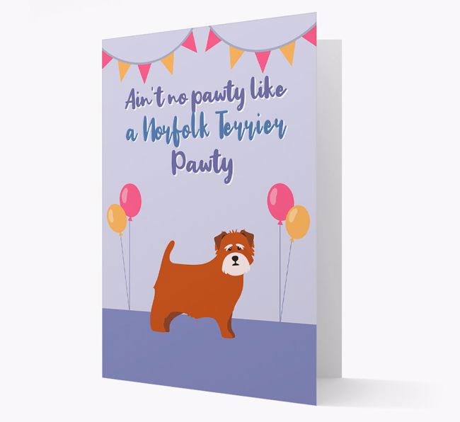 Ain't No Pawty: Personalised {breedFullName} Card