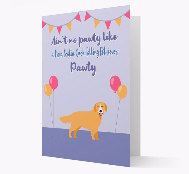 Ain't No Pawty: Personalized {breedFullName} Card