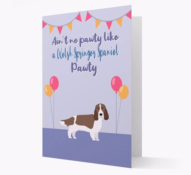 Ain't No Pawty: Personalized {breedFullName} Card