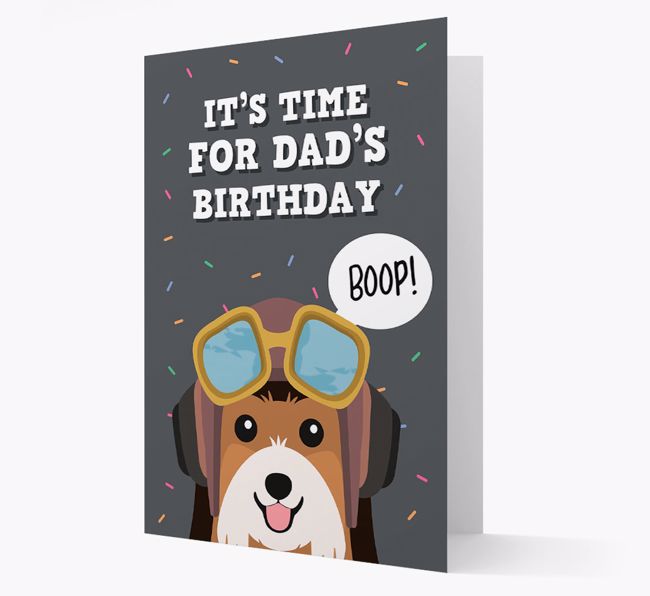Dad's Birthday Boop: Personalised {breedFullName} Card