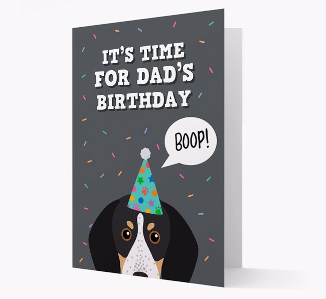 Dad's Birthday Boop: Personalized {breedFullName} Card