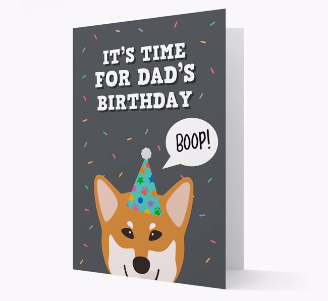 Dad's Birthday Boop: Personalised {breedFullName} Card