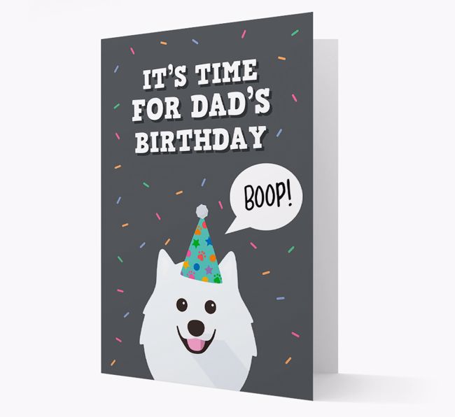 Dad's Birthday Boop: Personalized {breedFullName} Card