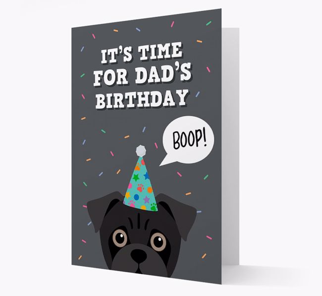 Dad's Birthday Boop: Personalized {breedFullName} Card