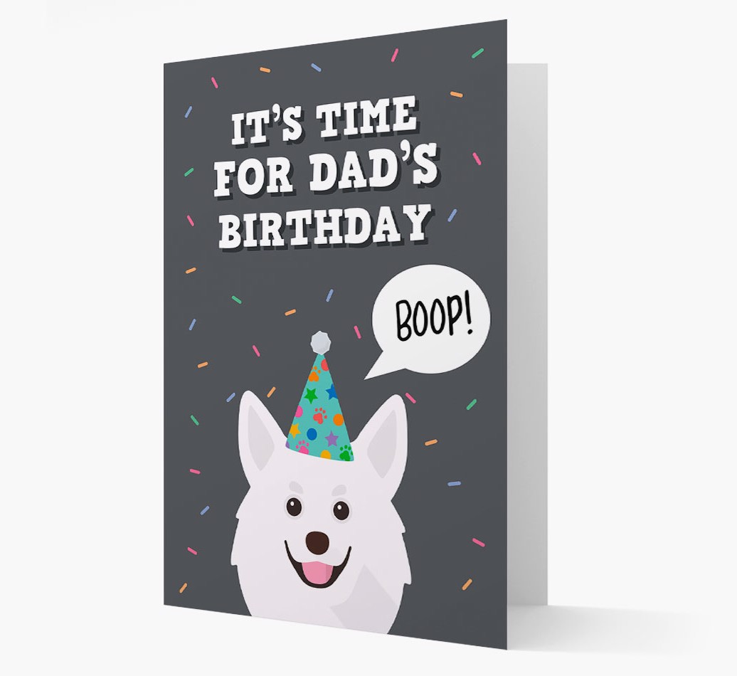 Dad's Birthday Boop: Personalized {breedFullName} Card