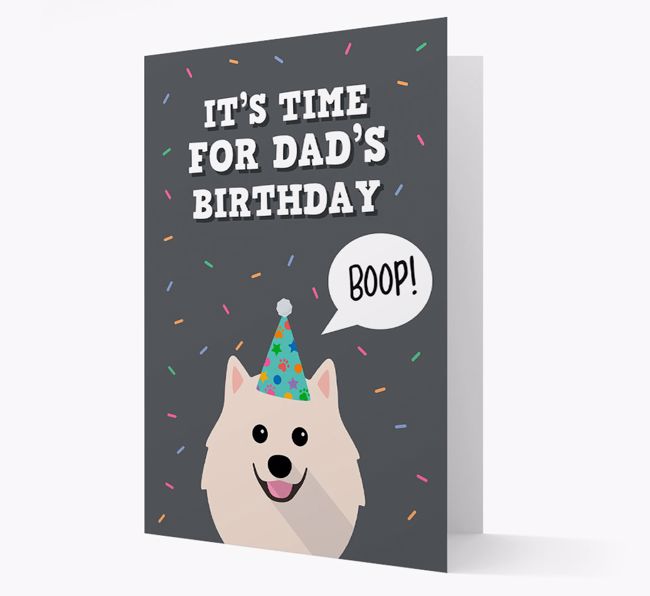 Dad's Birthday Boop: Personalized {breedFullName} Card