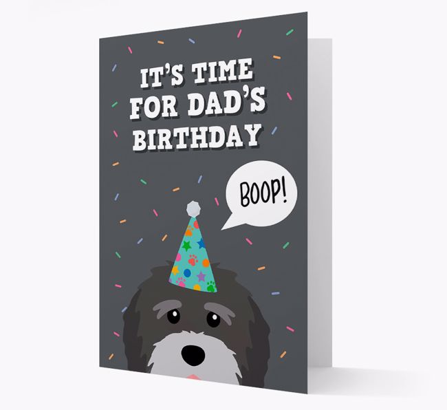 Dad's Birthday Boop: Personalised {breedFullName} Card