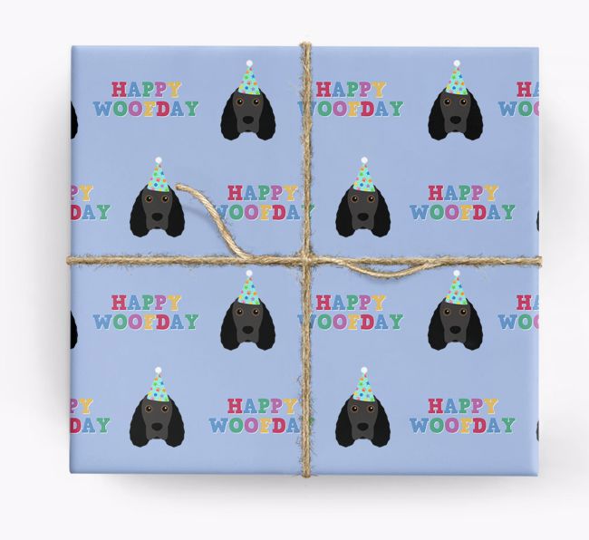 Happy Woofday: Personalised {breedFullName} Wrapping Paper