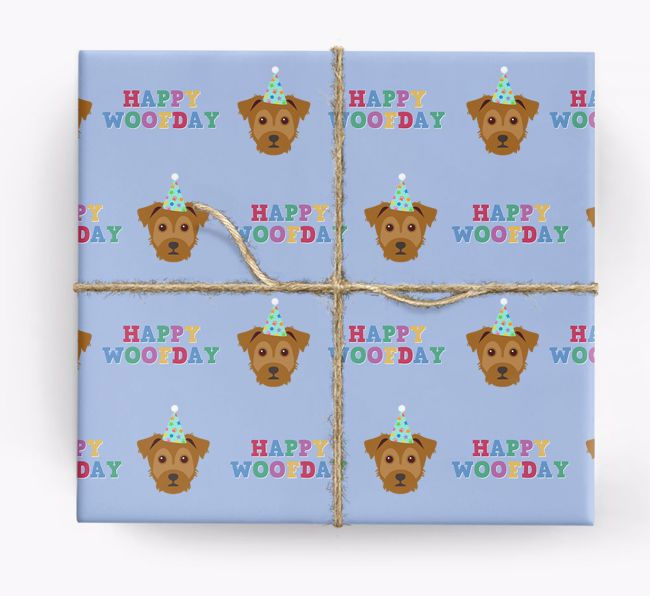 Happy Woofday: Personalised {breedFullName} Wrapping Paper