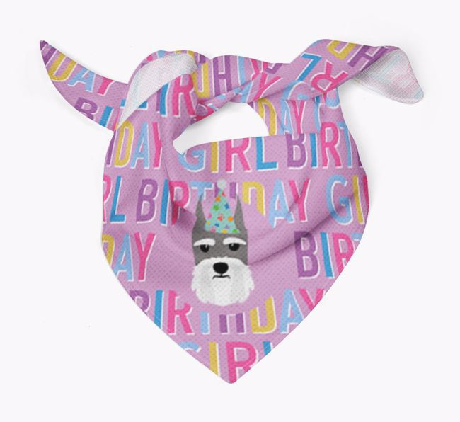 Birthday Girl: Personalised {breedFullName} Bandana