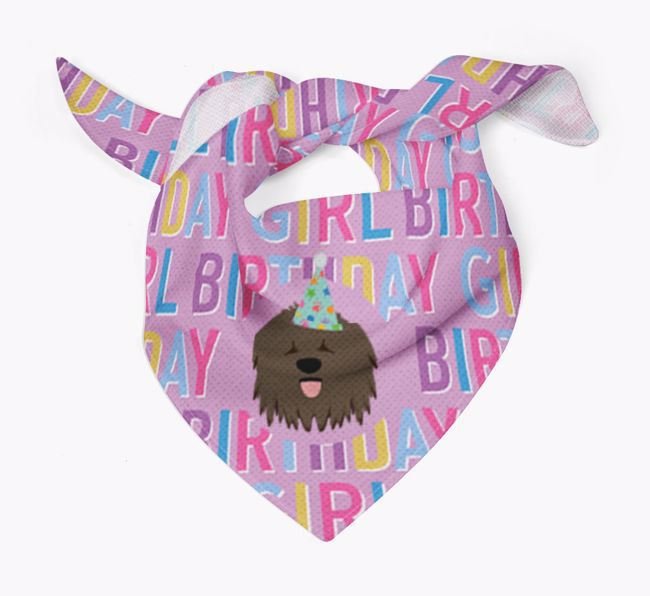 Birthday Girl: Personalised {breedFullName} Bandana