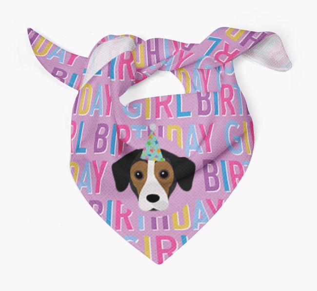 Birthday Girl: Personalised {breedFullName} Bandana