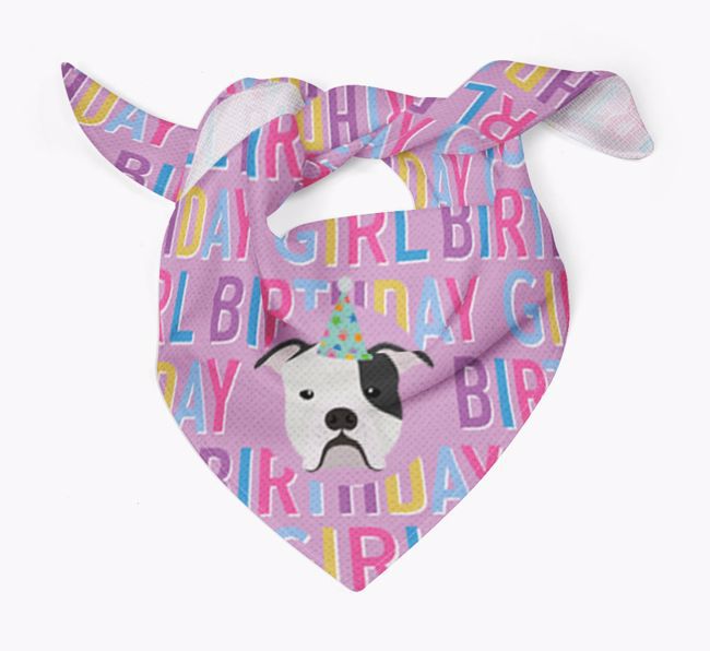 Birthday Girl: Personalized {breedFullName} Bandana