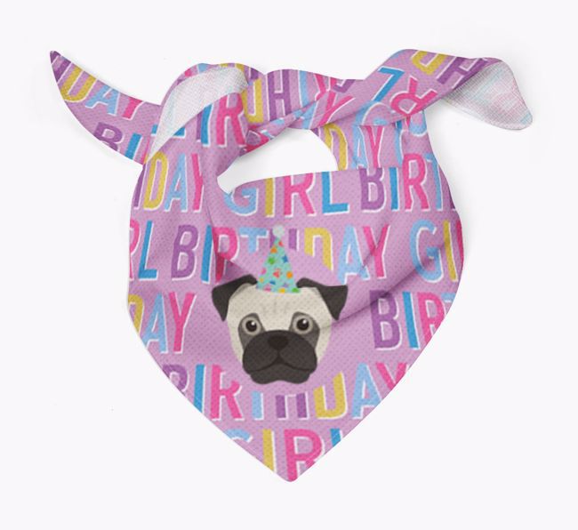 Birthday Girl: Personalised {breedFullName} Bandana