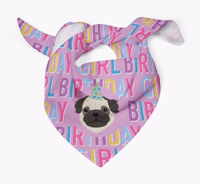 Birthday Girl: Personalised {breedFullName} Bandana