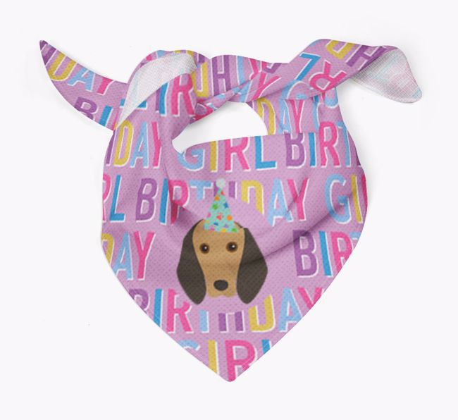 Birthday Girl: Personalised {breedFullName} Bandana