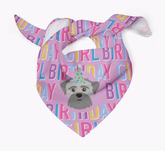 Birthday Girl: Personalized {breedFullName} Bandana