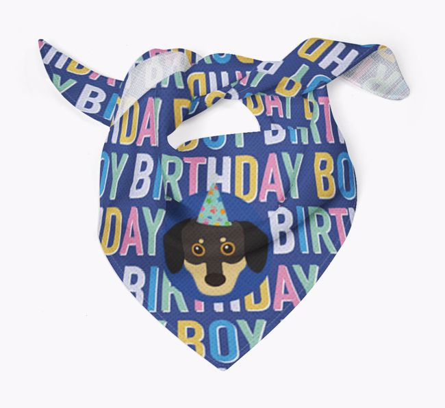 Birthday Boy: Personalized {breedFullName} Bandana